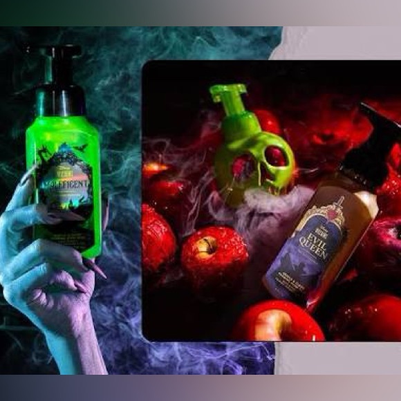 BATH & BODY WORKS Disney Maleficent Foaming Hand Soap-Bundle of 2 SOLD OUT!! NEW - Picture 6 of 7